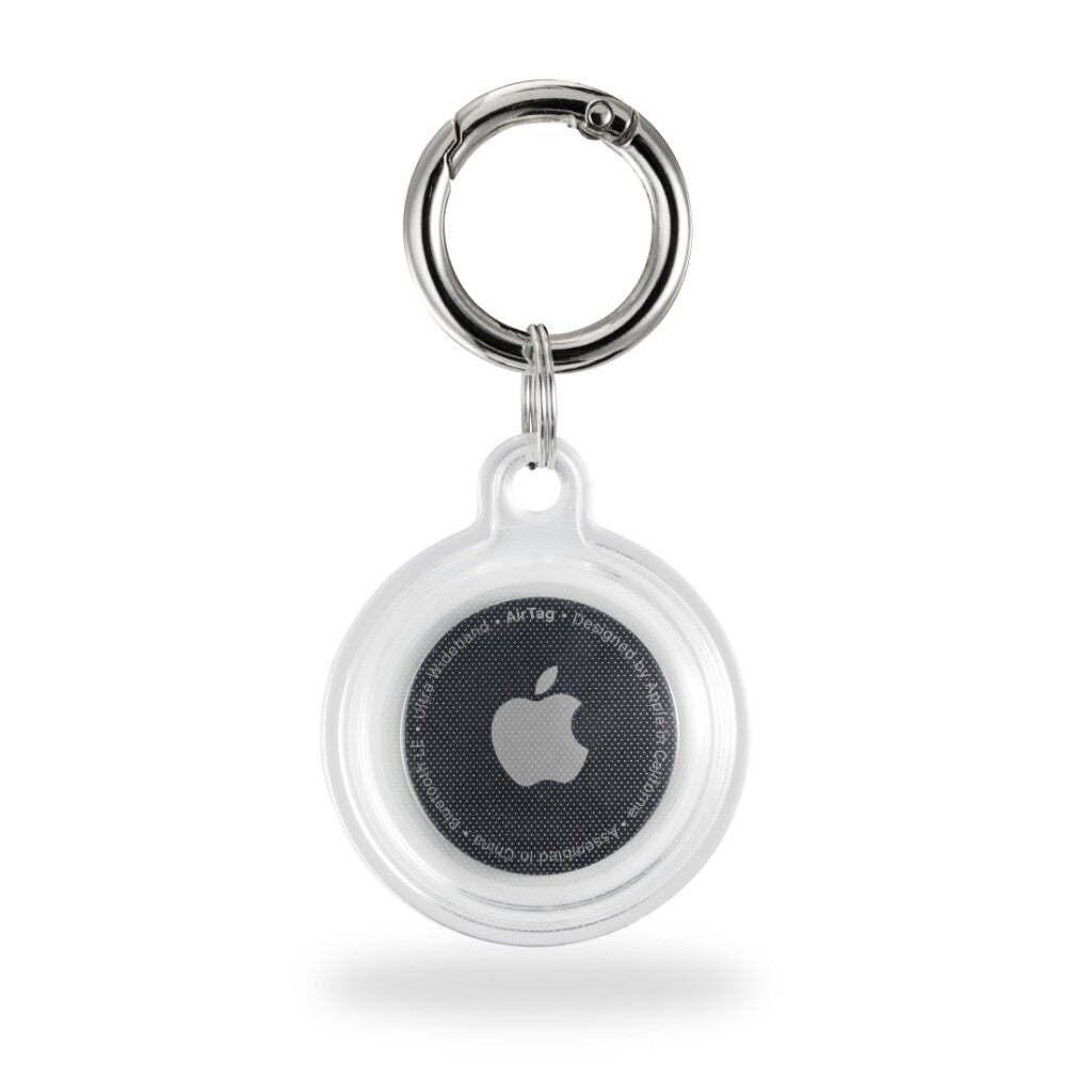 Llavero hama siempre transparente para apple airtag transparente