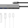 Hama usb-c-hub 4 ports 2x usb-a 2x usb-c usb 3.2 gen2 10 gbit s pd alu