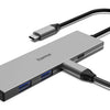 Hama usb-c-hub 4 ports 2x usb-a 2x usb-c usb 3.2 gen2 10 gbit s pd alu