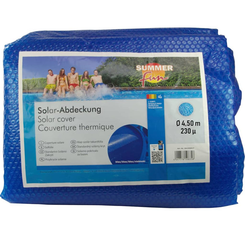 Summer Fun Fun Summer Fun Cover Cover Cover Solar alrededor de 450 cm PE Azul