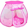 Tenda da gioco con 100 palline rosa