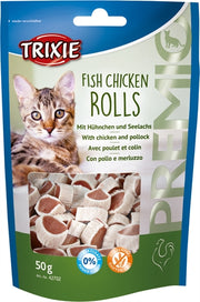 Trixie premio fish chicken rolls - afbeelding 1