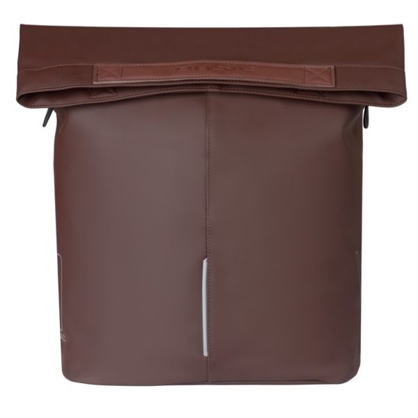 Basil borsa portabici city mik 14-16l 11 x 29 x 36 cm - marrone
