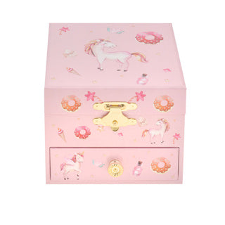 Carillon unicorno con cassetto | 4 pezzi