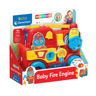 Camión de bomberos montessori bebé clementoni