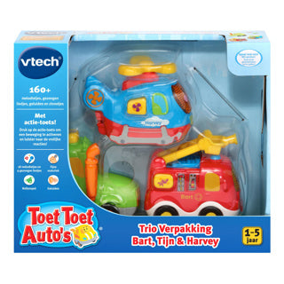 Vtech Toet Toet Auto Apos; S Bart Tijn e Harvey 3 in 1 set