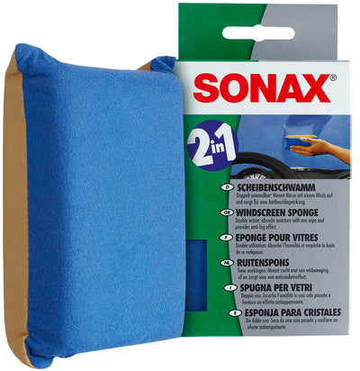 ruitenspons 8 x 16 cm viscose geel groen