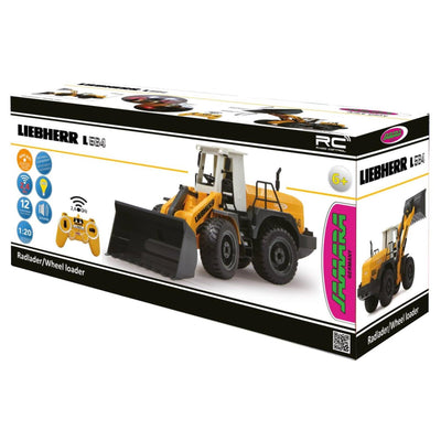 Vehículo rc Jamara - 405007 cargadora de ruedas rc liebherr 564 modelo rc listo para usar - 1:20