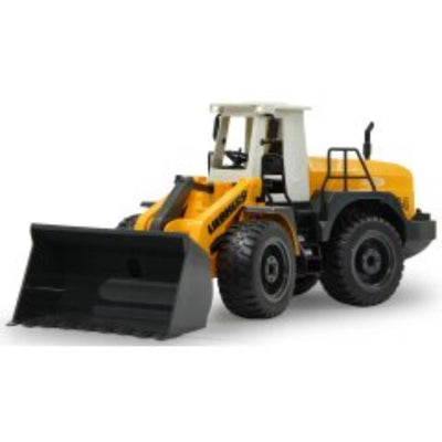 Vehículo rc Jamara - 405007 cargadora de ruedas rc liebherr 564 modelo rc listo para usar - 1:20