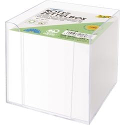 Porta plexiglass trasparente + ricarica folia 700 fogli 9x9cm