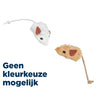 Trixie set muizen met catnip kern pluche