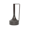 Vaso House of Nature tromso in metallo 30 cm nero