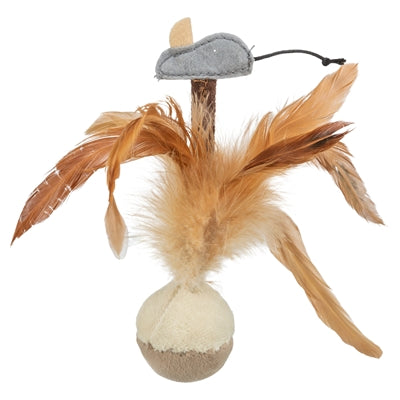 Palla di febbre tuimel trixie con topo e peluche microchip
