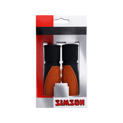 Simson Manijas de agarre completo - 92 mm - Black -Gray