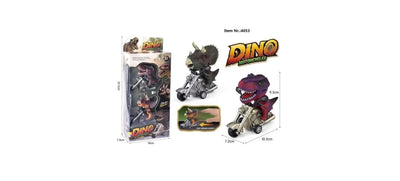 Dino sobre motor fricción 12cm juego de 2