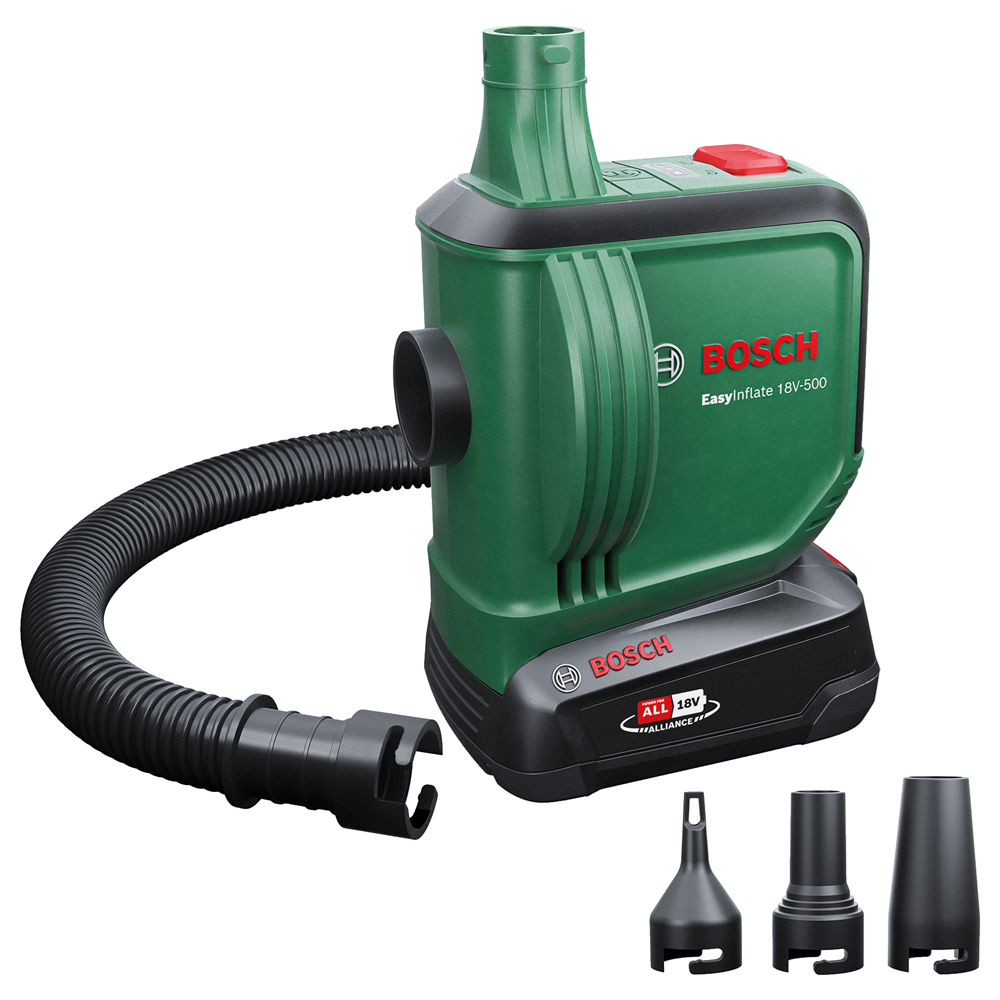 Bosch groen bosch easyinflate 18v-500 bt accu luchtpomp | zonder accu en lader - 0603947200