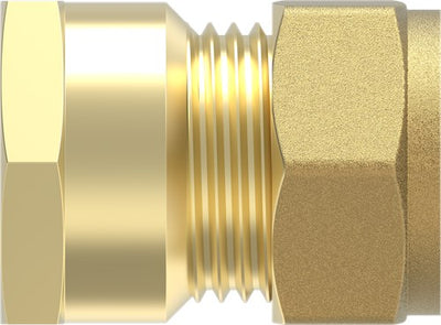 Pezzo di transizione Kirchhoff in ottone, cieco, 18 mm x 1 2 it, raccordo a fascetta per tubo rame - 989456317