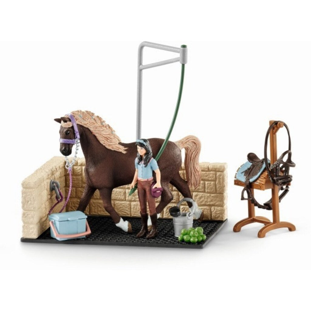 Schleich Horse Club Horse Wasbox con Emily e Van Hor 42438