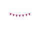 Hilo de bandera Haza 10m plástico rosa brillante