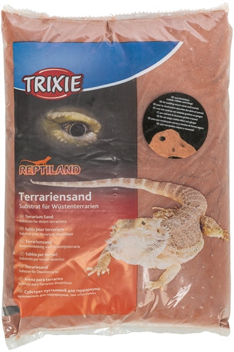 Trixie Reptiland Sand da grotta per terrario rosso scuro