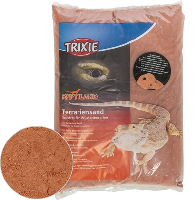 Trixie Reptiland Sand da grotta per terrario rosso scuro