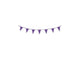 Linea bandiera Haza 10m viola