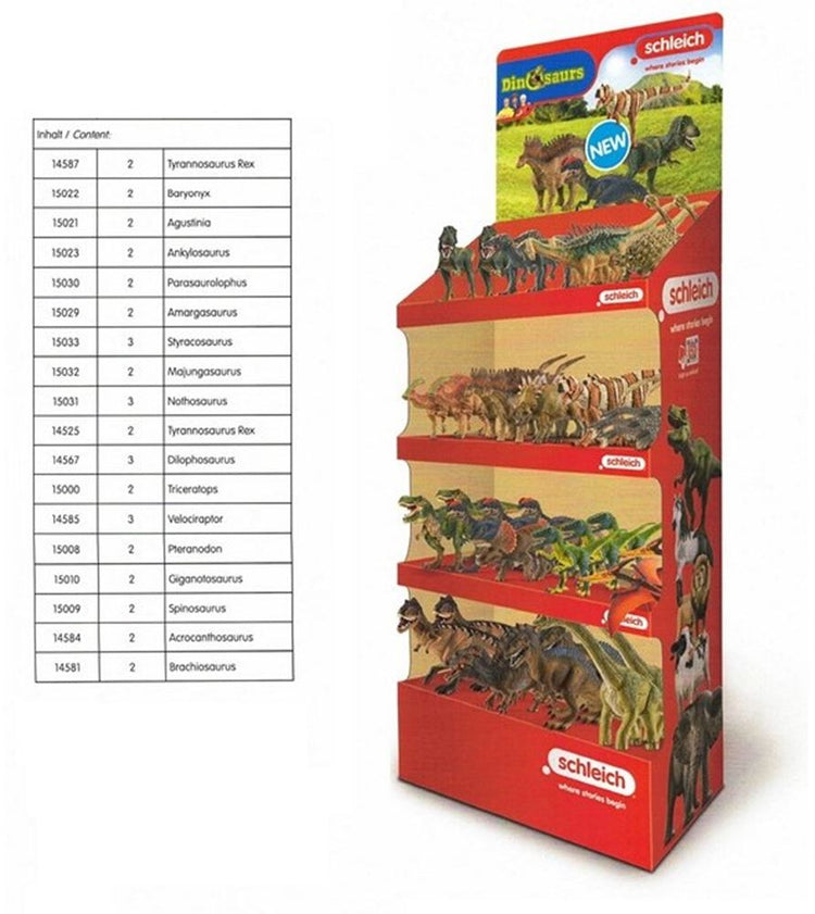 Schleich dinosaurios 18 culo. (39 piezas). 3+