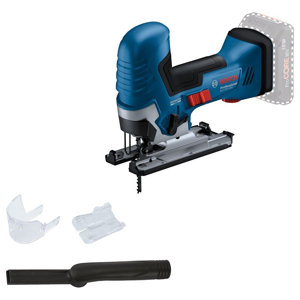 Bosch azul gst 18v-125 s profesional | sierra de calar inalámbrica | sin batería ni cargador | en caja - 06015b2001