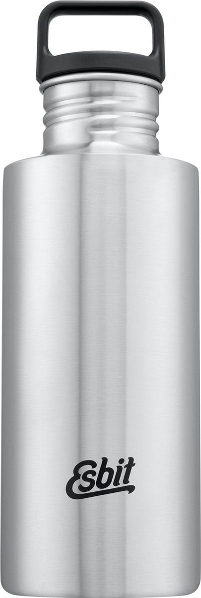 Borraccia Esbit Sculpture - 750 ml - argento - borraccia in acciaio inossidabile - tappo ad anello