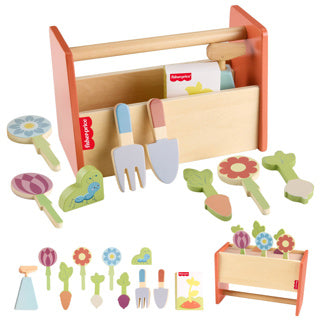 Attrezzi da giardino in legno Fisher Price | 2 pezzi