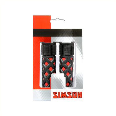 Simson Children's Handles - Universal - Red Black - Regolable - Grip Shift