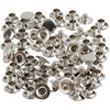 Rivetti Creative Company, d 7 mm, argento, 50 pezzi 1 scatola