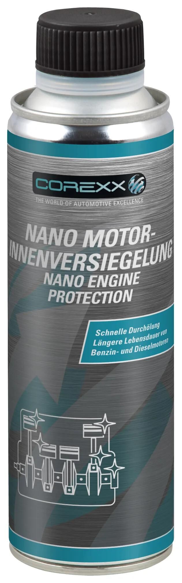 Additivo Corexx nano guarnizione interna del motore. rivestimento nanomotore 300ml
