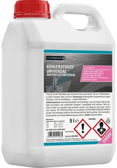 Corexx kühlerschutz uni evoxx anti-freeze 5 l universal evoxx