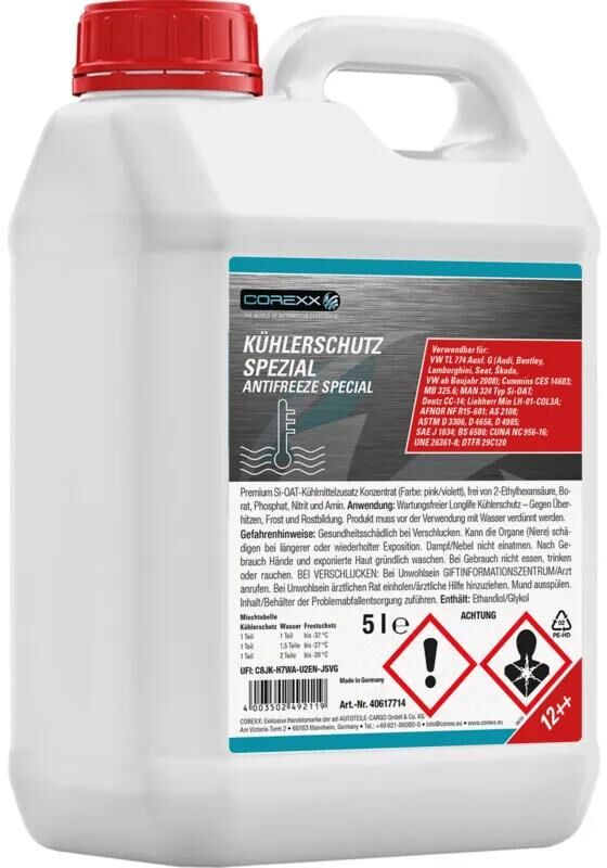 Corexx kühlerschutz spezial g12++ anti-freeze special 5 l (g12++ g13)