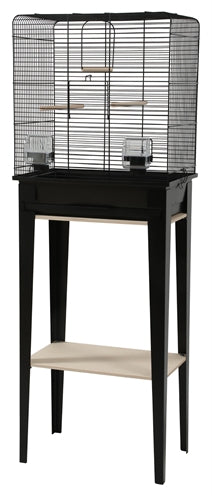 Zolux Bird Cage Chic loft con muebles negros