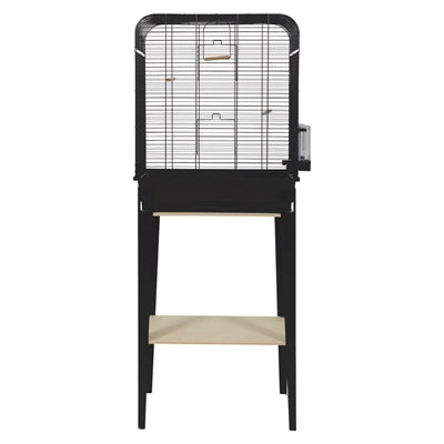 Zolux Bird Cage Chic Loft con mobili neri