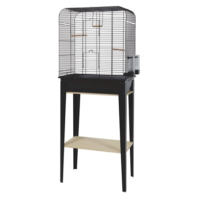 Zolux Bird Cage Chic Loft con mobili neri