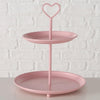 Boltze home etagère roze ø21xh25cm