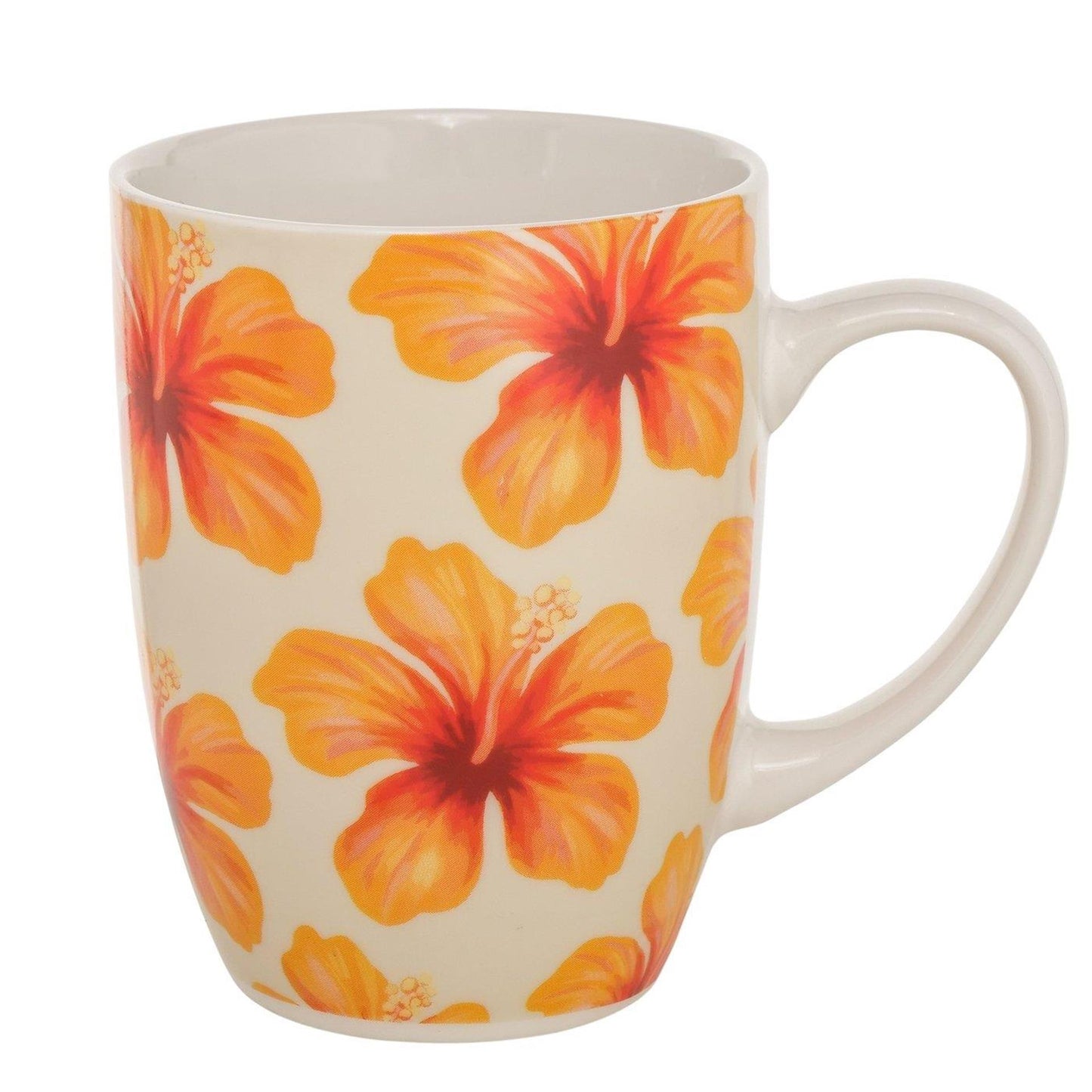 Boltze home taza hibisco 330ml ø8x10,5cm
