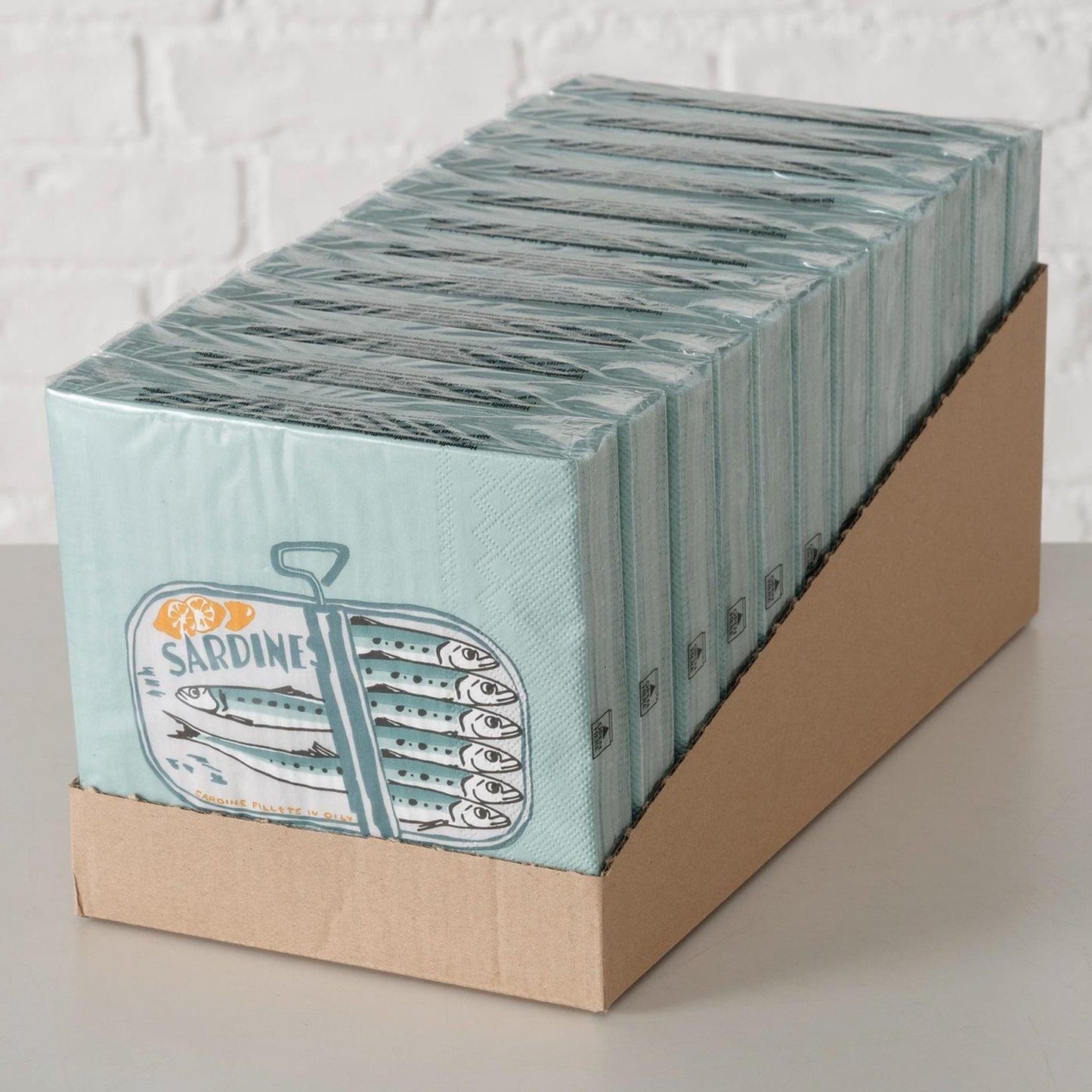 Boltze home servetten sardine 16,5x3cm