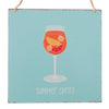 Boltze home wandbord summer spritz 20cm
