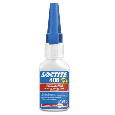 Loctite snellijm 406 ku rubber 20gr