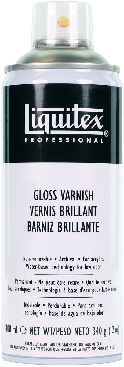 Liquitex 6625 vernice spray lucida 400 ml – firnis protettivo per pittura acrilica – finitura lucida