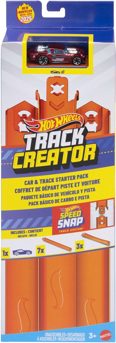 Paquete inicial de coche de pista Hot Wheels TC | 2 piezas