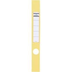 Etichette dorso durevoli 60 x 390 mm gialle 10 pezzi