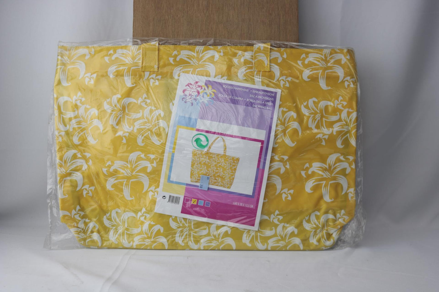 Strandtas polyester 60x38x13,5cm