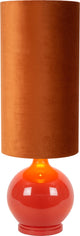 Lucide esterad - lámpara de pie - ø 34 cm - 1xe27 - naranja