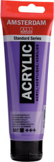 Tubo di vernice acrilica serie standard Amsterdam da 120 ml viola oltremare 507