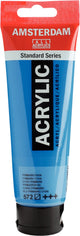Tubo di vernice acrilica serie standard Amsterdam da 120 ml ciano primario 572